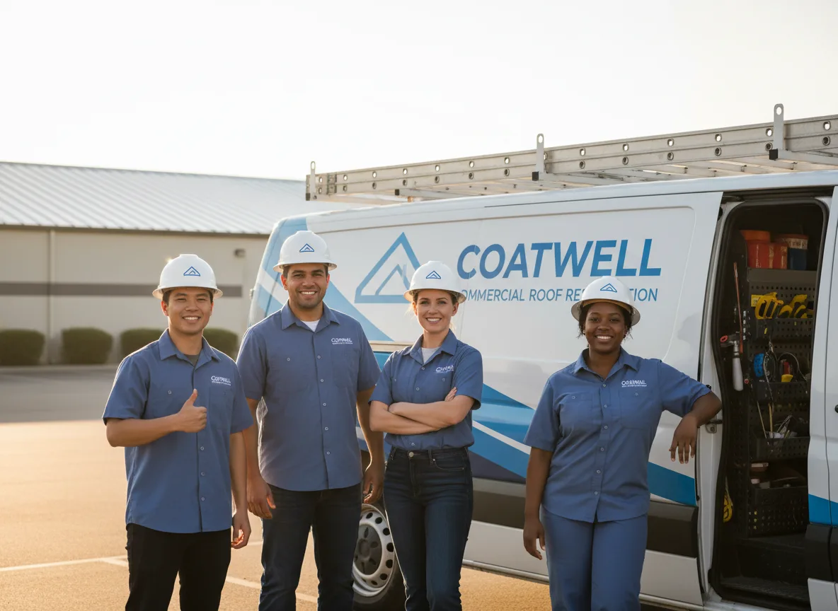 Commercial roof coating company in Waldo, KS